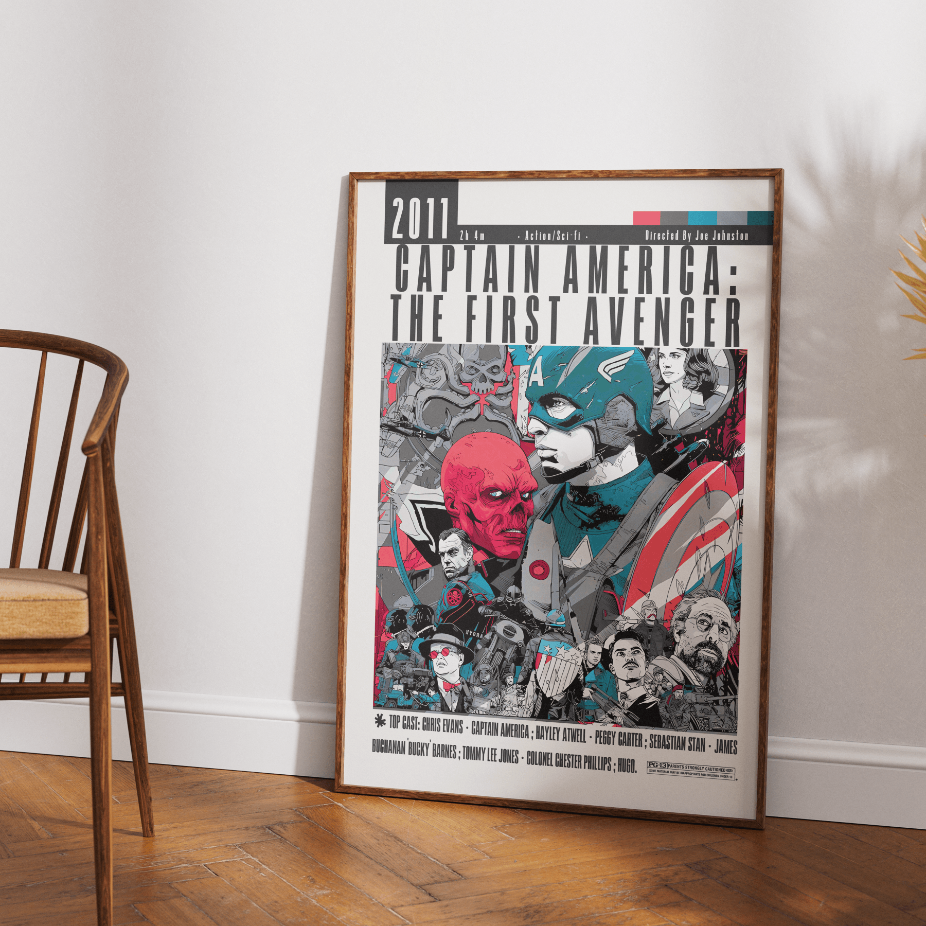Captain America - The First Avenger Film Posters - 98typesModern Minimal Movies
