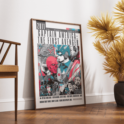 Captain America - The First Avenger Film Posters - 98typesModern Minimal Movies