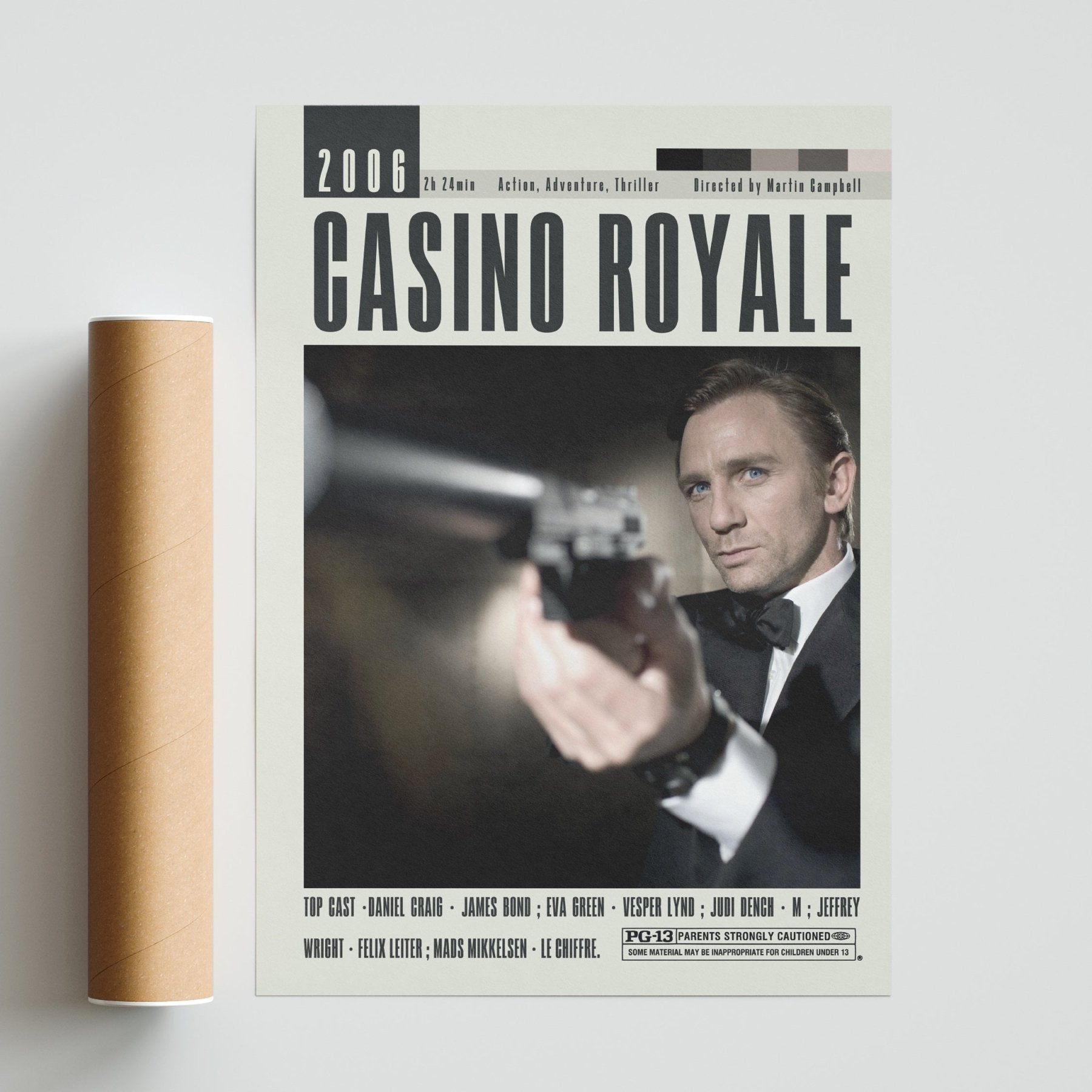 Casino Royale Poster | Martin Campbell Movies - 98typesModern Minimal Movies