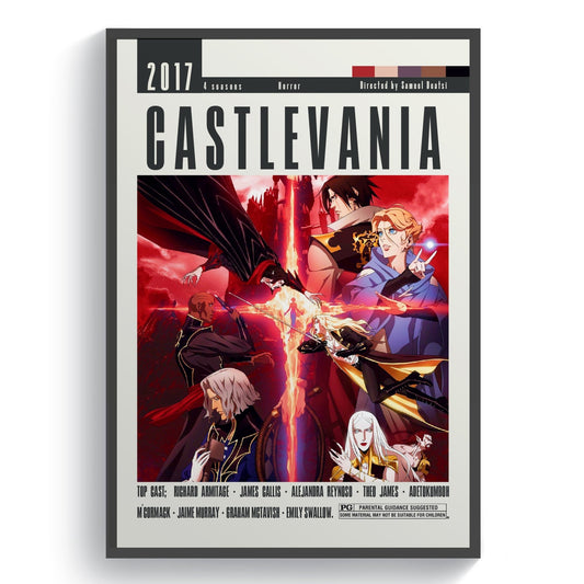 Castlevania Posters Movies - 98typesModern Minimal Movies