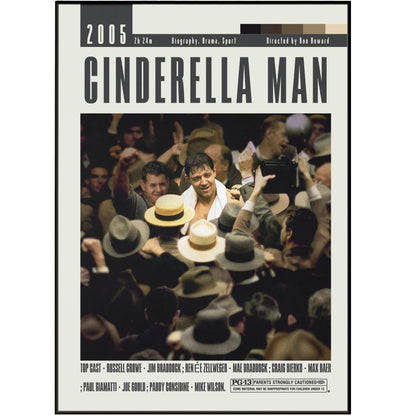 Cinderella Man Poster | Ron Howard Films - 98typesModern Minimal Movies