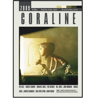 Coraline Posters | Henry Selick Movies - 98typesModern Minimal Movies