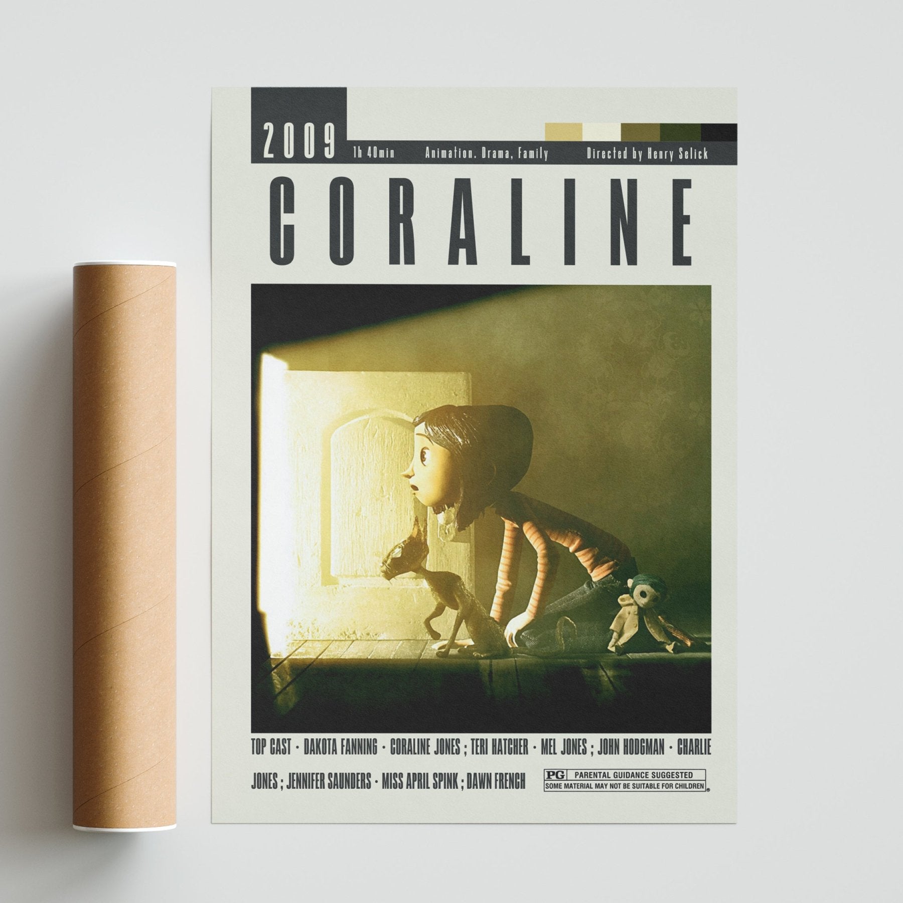 Coraline Posters | Henry Selick Movies - 98typesModern Minimal Movies
