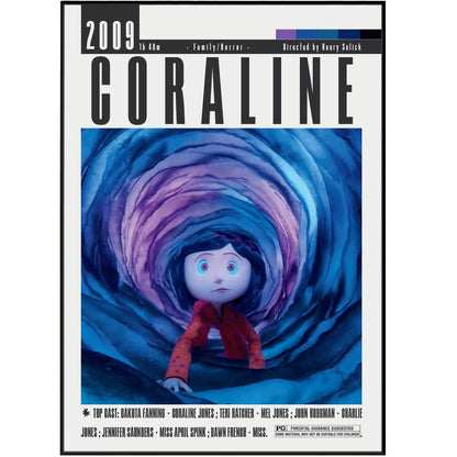 Coraline Posters | Henry Selick Movies - 98typesModern Minimal Movies