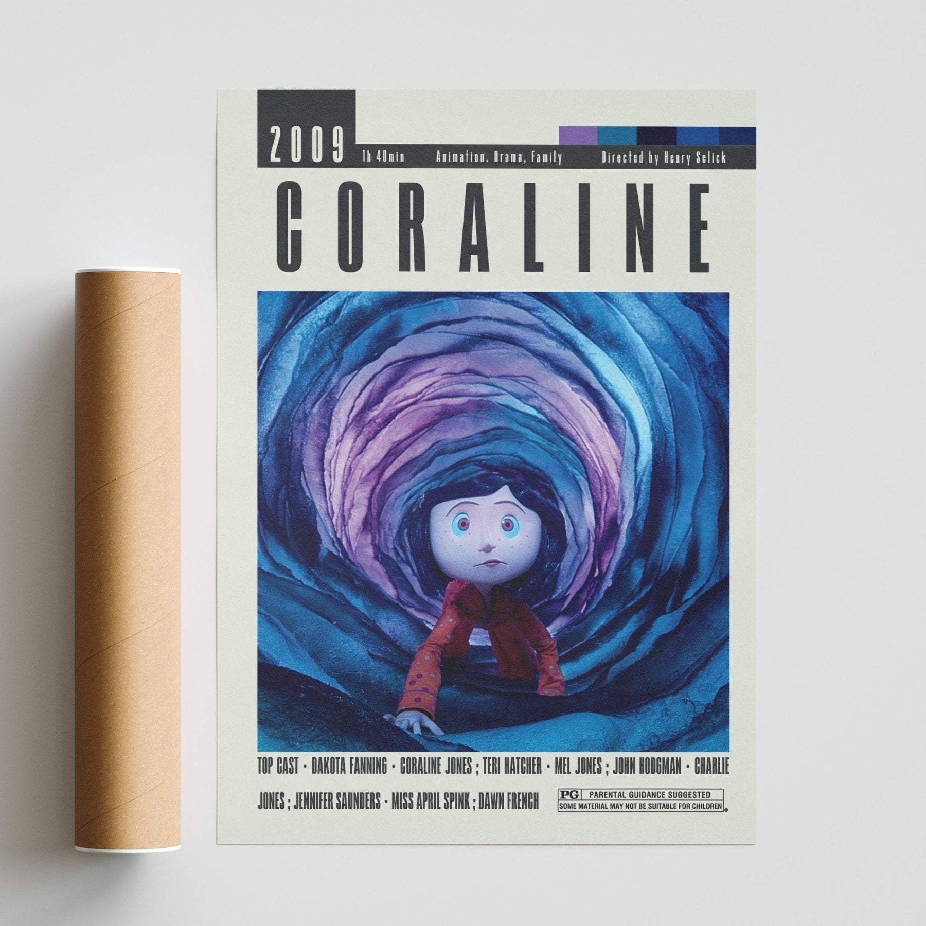 Coraline Posters | Henry Selick Movies - 98typesModern Minimal Movies