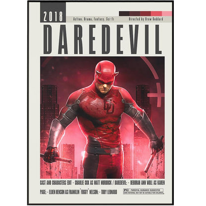 Daredevil Posters | Drew Goddard Movies - 98typesModern Minimal Movies