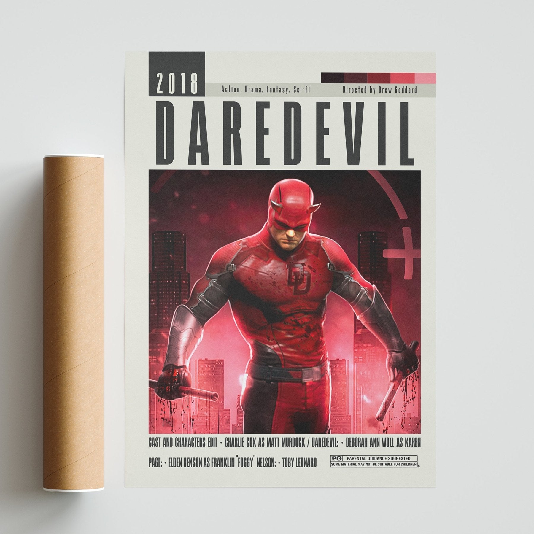 Daredevil Posters | Drew Goddard Movies - 98typesModern Minimal Movies