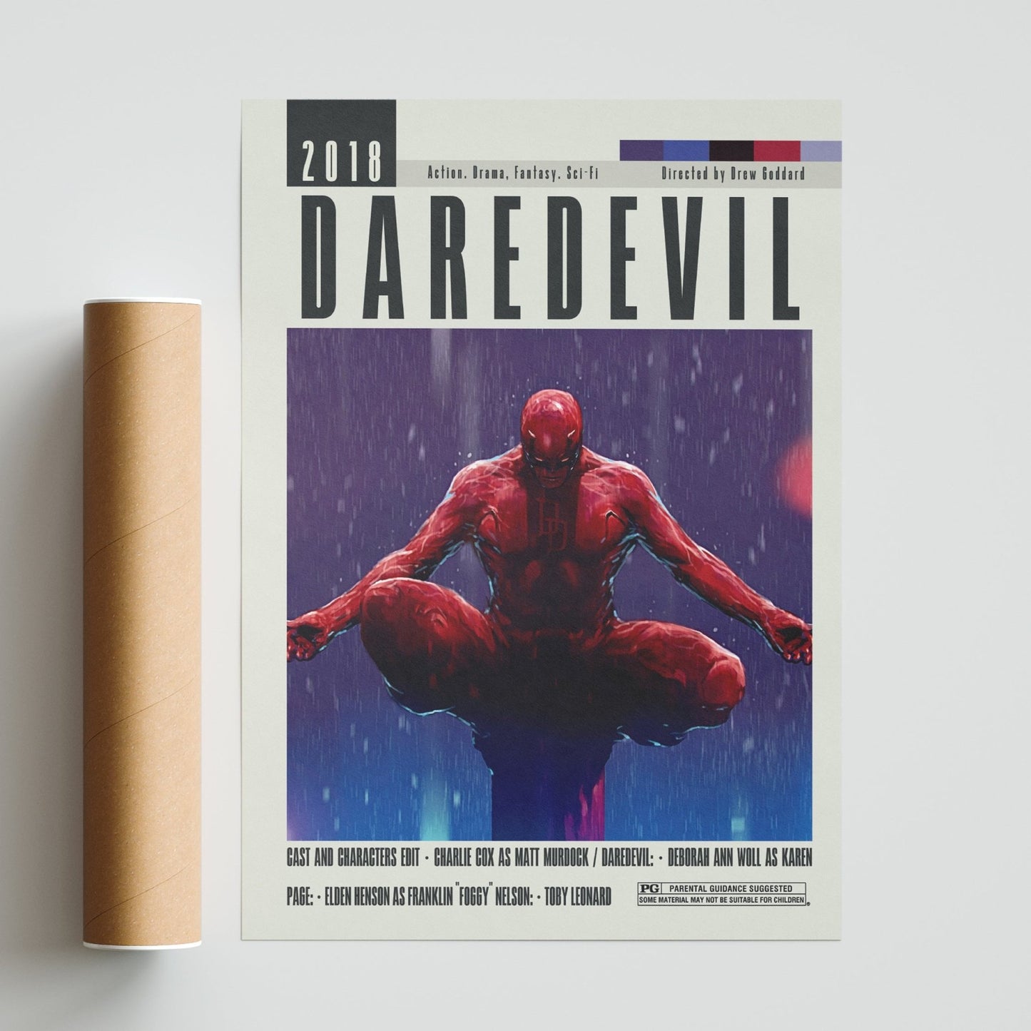 Daredevil Posters | Drew Goddard Movies - 98typesModern Minimal Movies