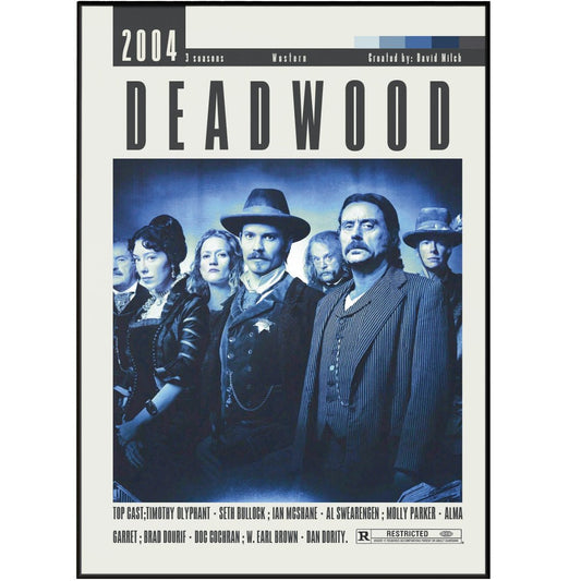 Deadwood TV Series Posters - 98typesModern Minimal Movies