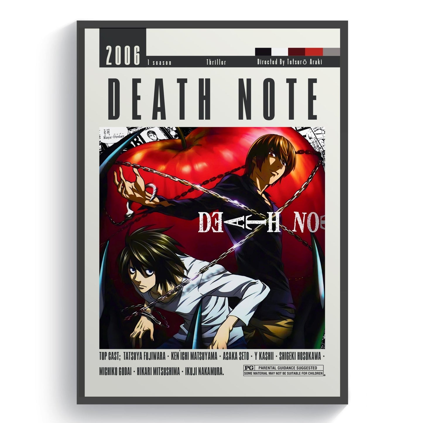 Death Note poster movies - 98typesModern Minimal Movies