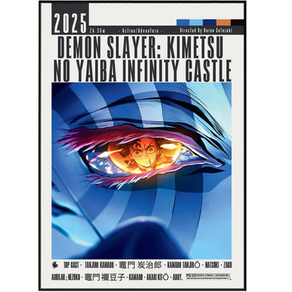 Demon Slayer: Infinity Castle Film Poster - 98typesModern Minimal Movies