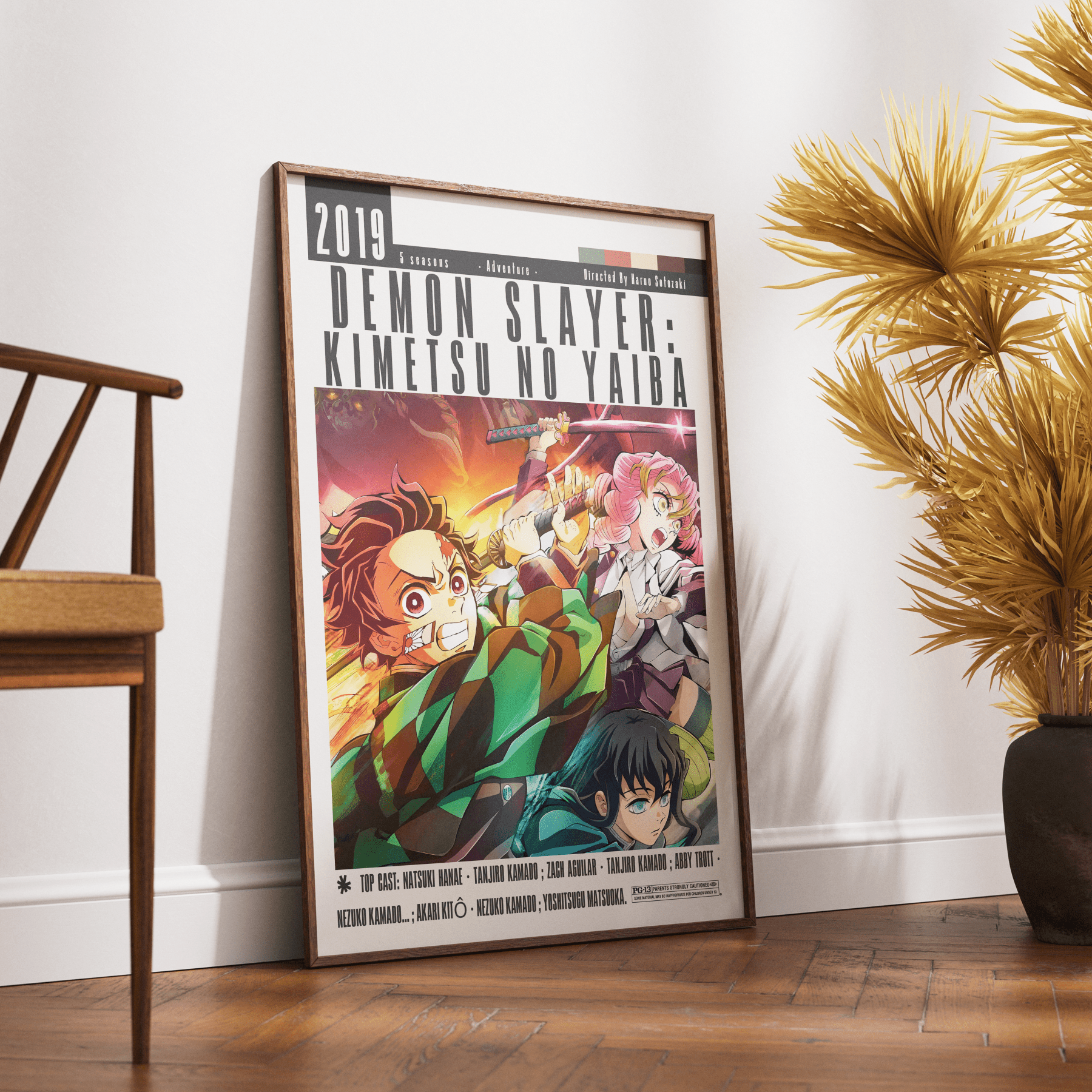 Demon Slayer Kimetsu no Yaiba Film Posters - 98typesModern Minimal Movies