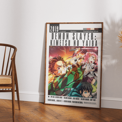 Demon Slayer Kimetsu no Yaiba Film Posters - 98typesModern Minimal Movies