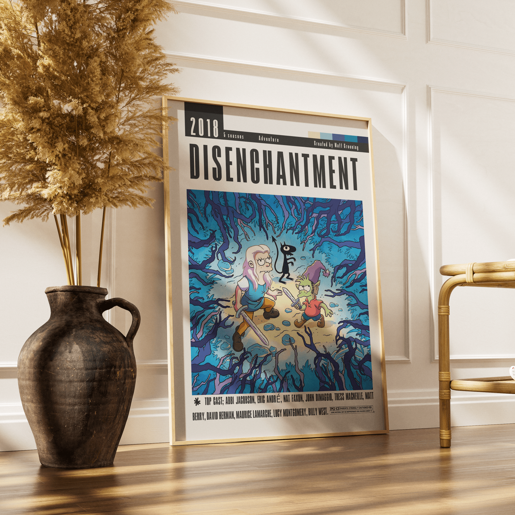 Disenchantment Tv Serie Posters - 98typesModern Minimal Movies