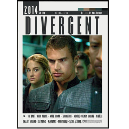 Divergent 2014 Movie Posters - 98typesModern Minimal Movies