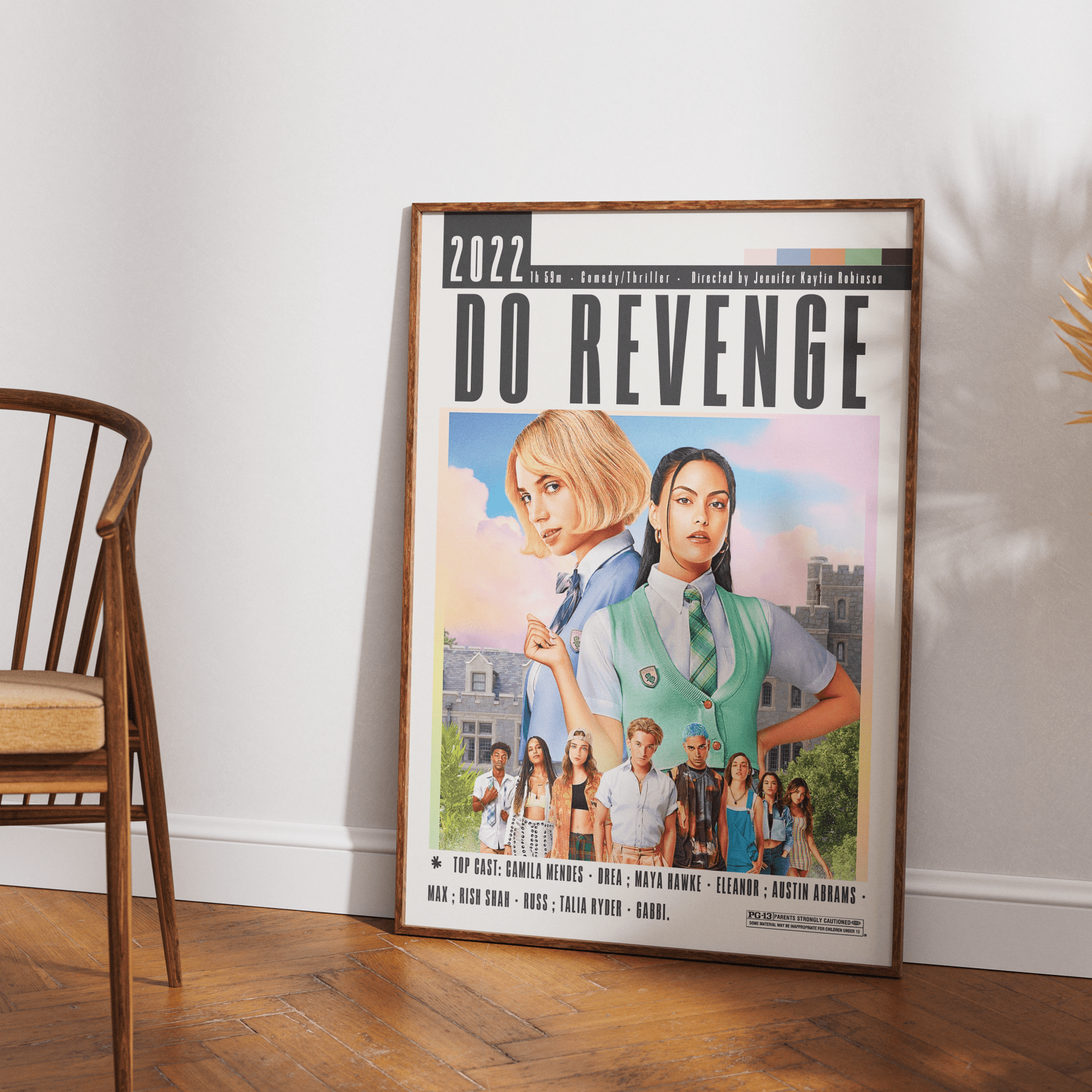 Do Revenge Films Poster - 98typesModern Minimal Movies