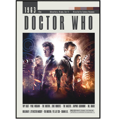 Doctor Who Poster | Sydney Newman Movie - 98typesModern Minimal Movies