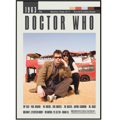 Doctor Who Poster | Sydney Newman Movie - 98typesModern Minimal Movies