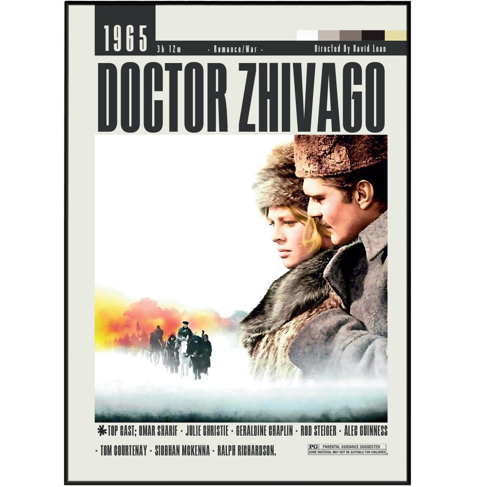 Doctor Zhivago Movies 1965 Posters - 98typesModern Minimal Movies