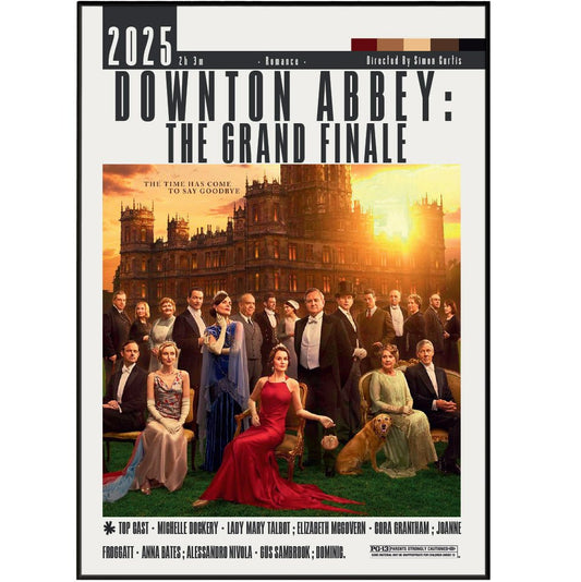 Downton Abbey: The Grand Finale (2025) Poster - 98typesModern Minimal Movies