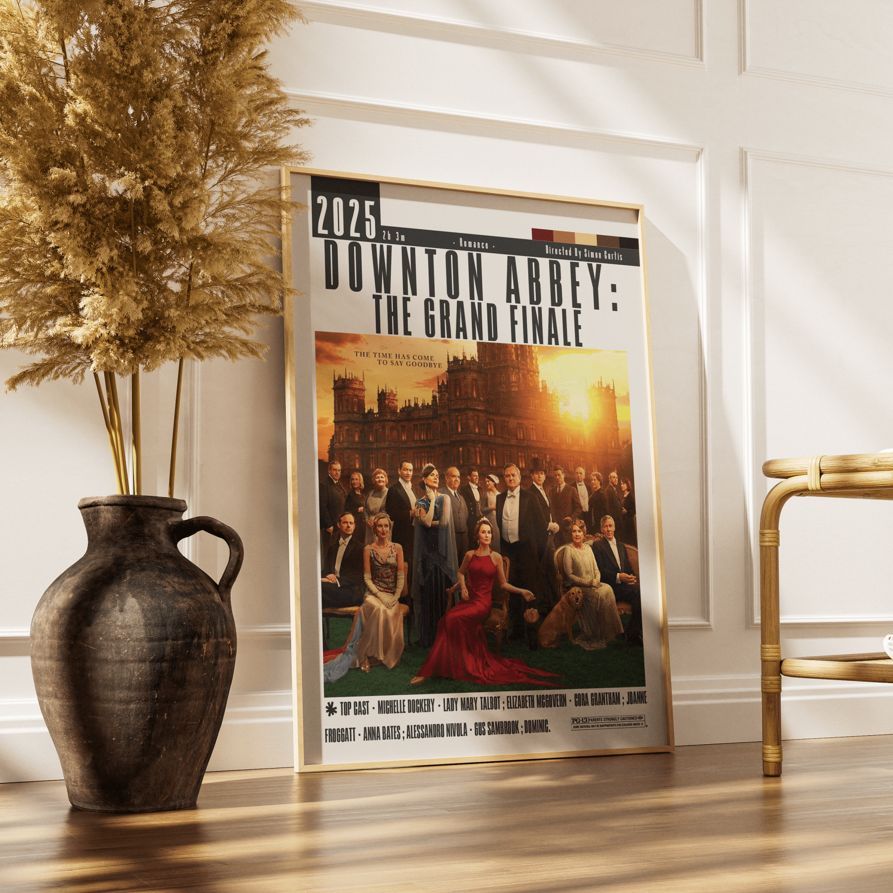 Downton Abbey: The Grand Finale (2025) Poster - 98typesModern Minimal Movies