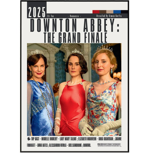 Downton Abbey: The Grand Finale Poster - 98typesModern Minimal Movies