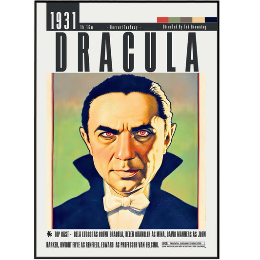 Dracula 1931 Film Posters - 98types