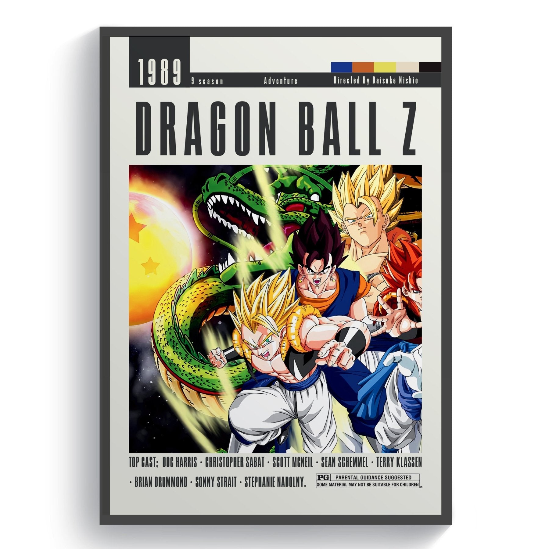 Dragon Ball Z Poster Movies - 98typesModern Minimal Movies