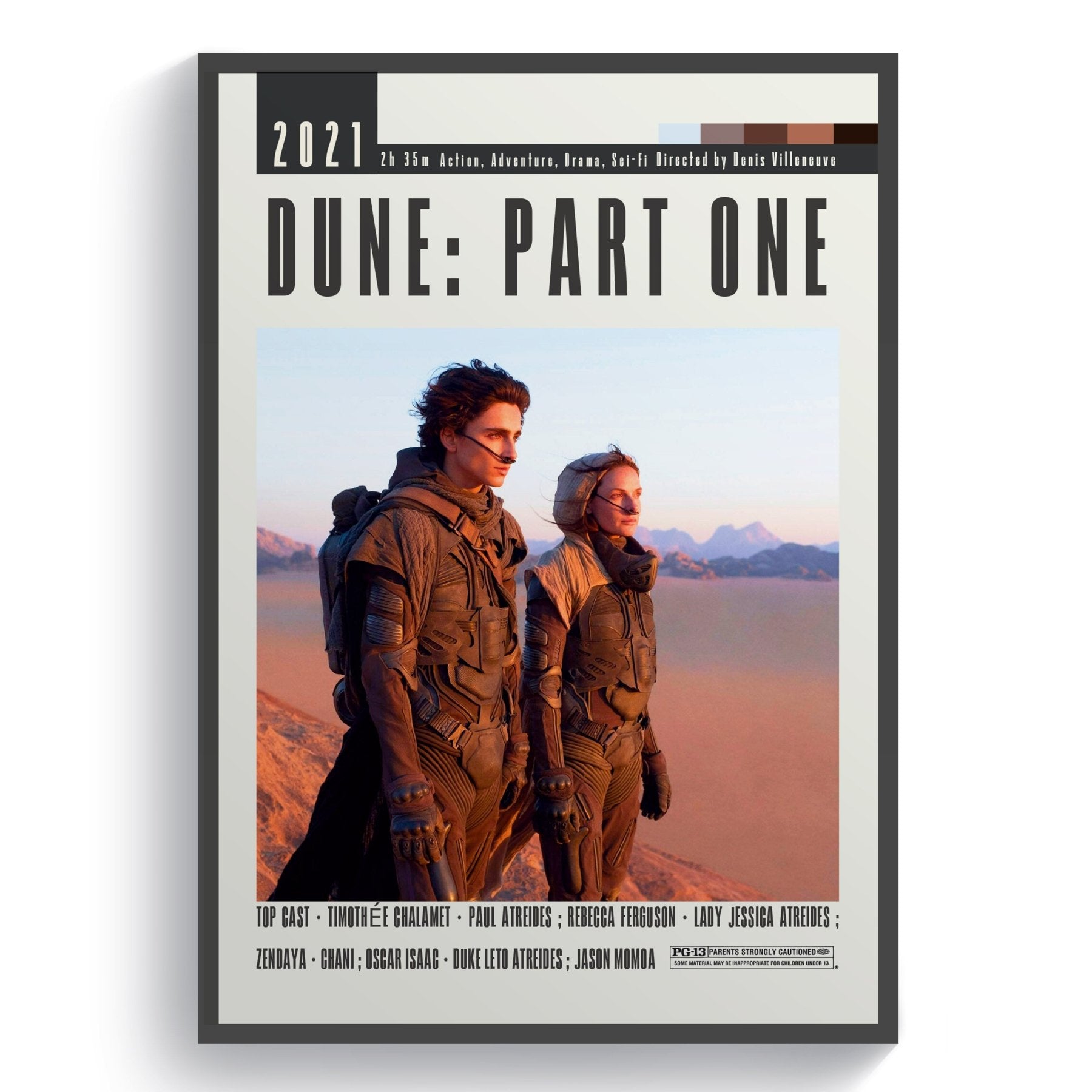 DUNE: PART 1 Movie Posters - 98typesModern Minimal Movies