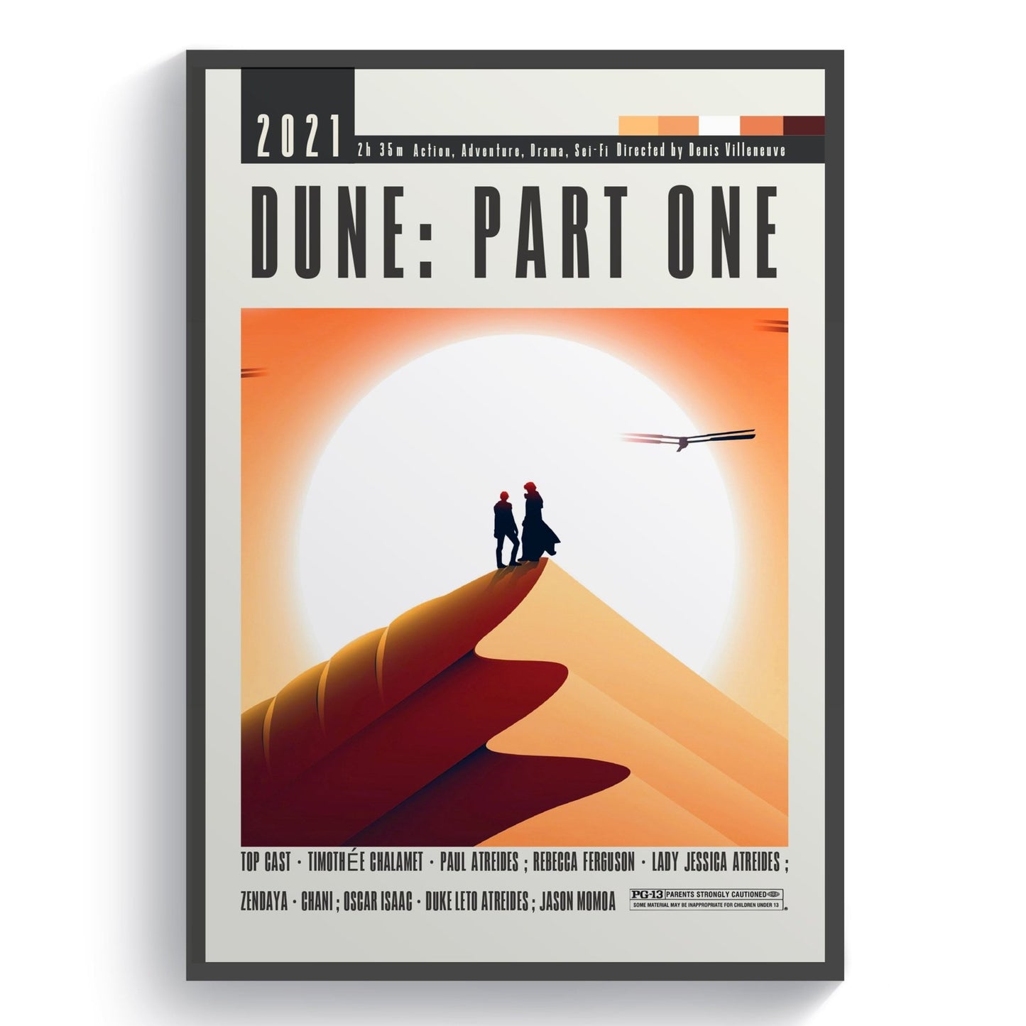 DUNE: PART 1 Movie Posters - 98typesModern Minimal Movies