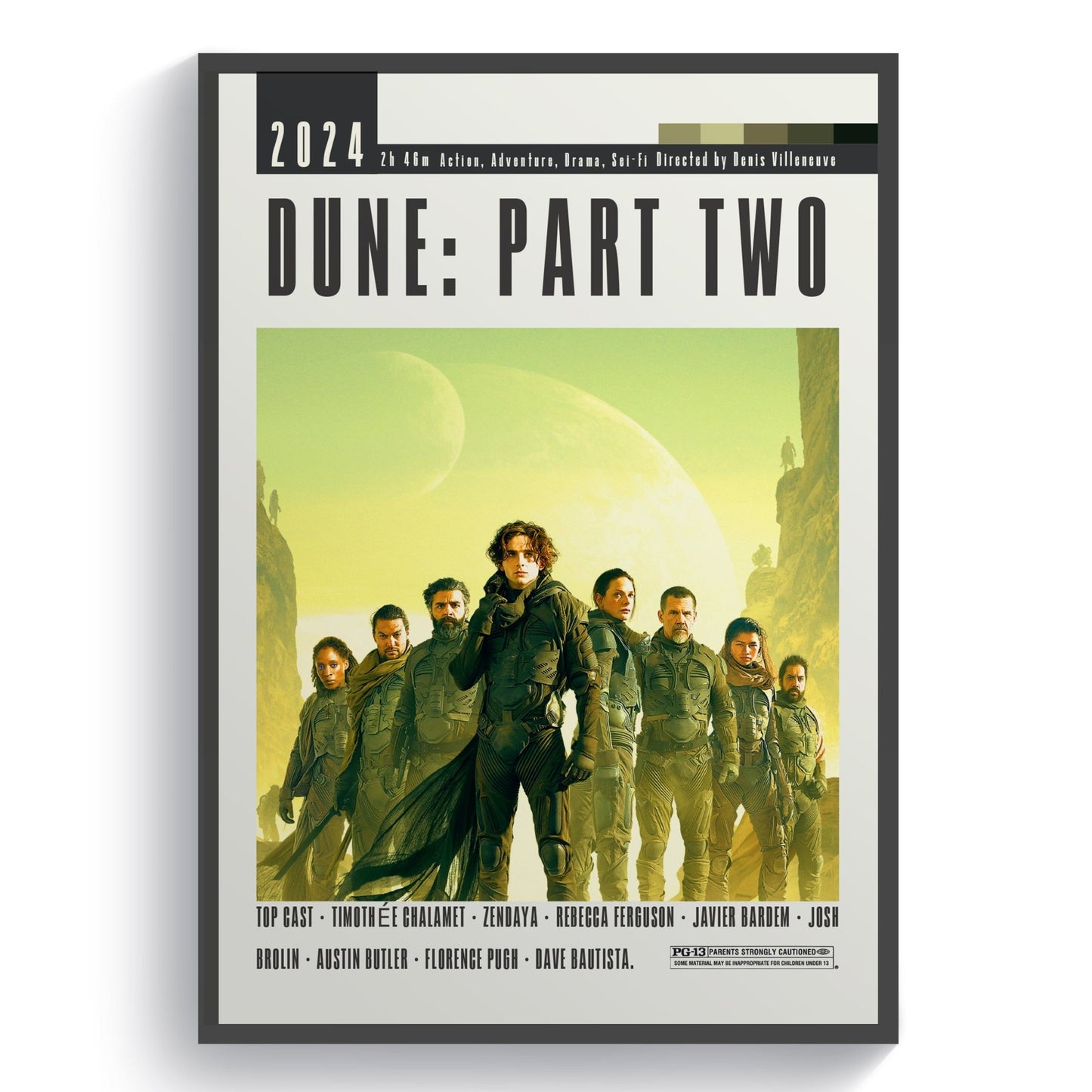 DUNE: PART 2 Movie Posters - 98typesModern Minimal Movies