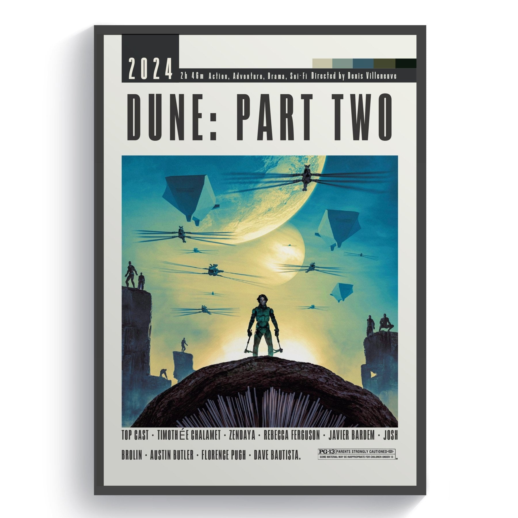 DUNE: PART 2 Movie Posters - 98typesModern Minimal Movies