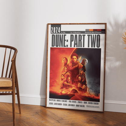 Dune Part Two Film Posters - 98typesModern Minimal Movies