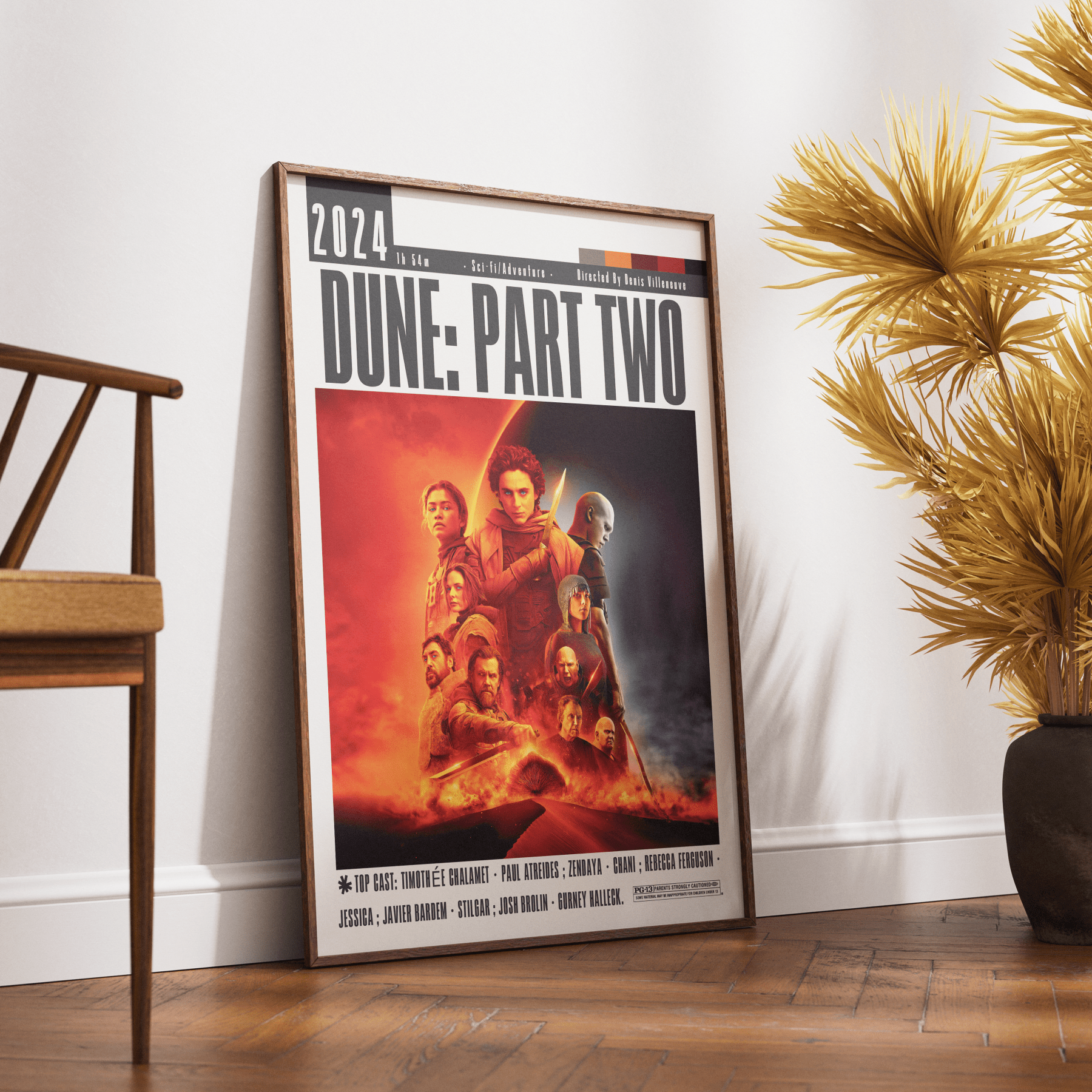 Dune Part Two Film Posters - 98typesModern Minimal Movies