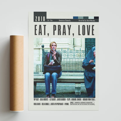 Eat Pray Love Poster | Ryan Murphy Movies - 98typesModern Minimal Movies