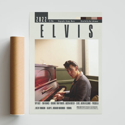 Elvis Poster | Baz Luhrmann Movie - 98typesModern Minimal Movies