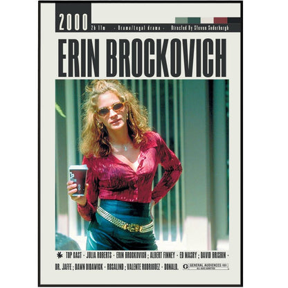 Erin Brockovich 2000 Movie Posters - 98typesModern Minimal Movies