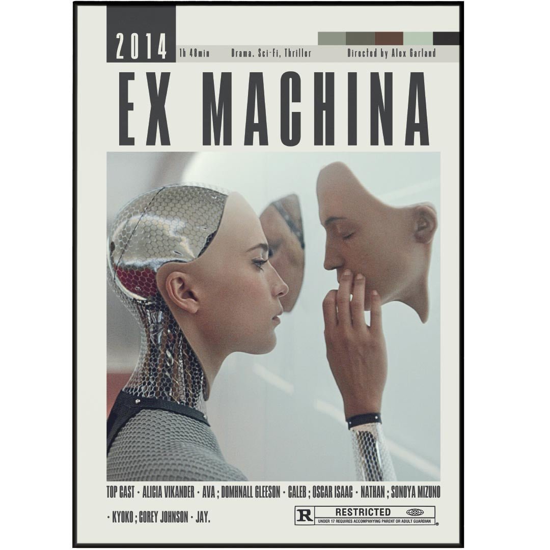 Ex Machina Poster | Alex Garland Films - 98typesModern Minimal Movies