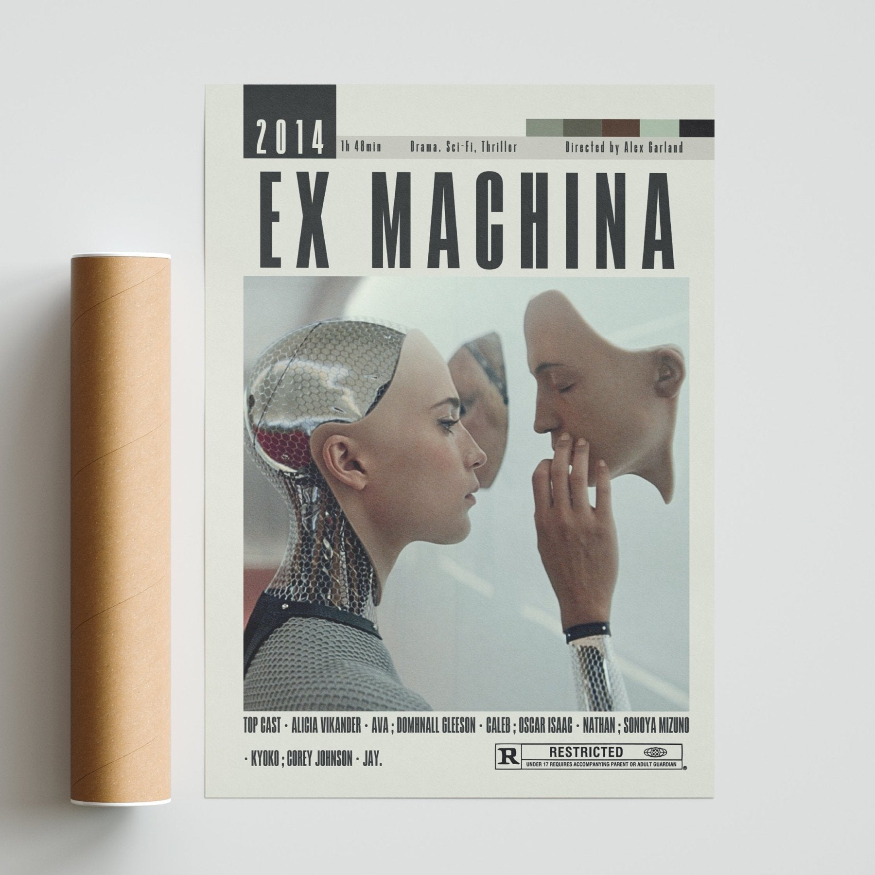 Ex Machina Poster | Alex Garland Films - 98typesModern Minimal Movies