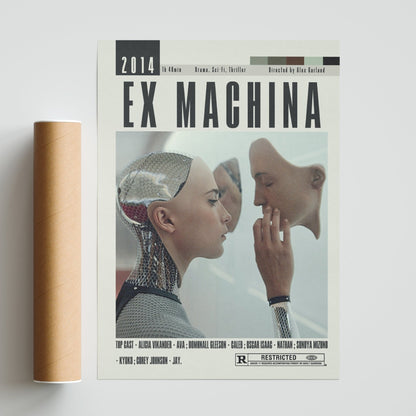 Ex Machina Poster | Alex Garland Films - 98typesModern Minimal Movies