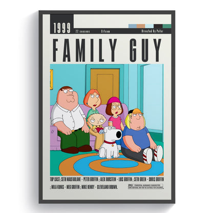 Family Guy Tv Serie Posters - 98typesModern Minimal Movies