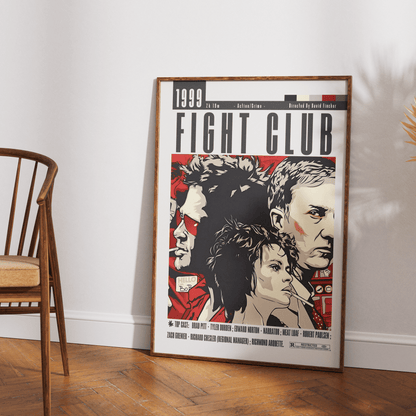 Fight Club Film Posters - 98typesModern Minimal Movies