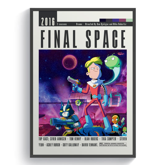 Final Space Tv Serie Posters - 98typesModern Minimal Movies