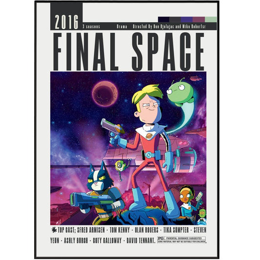 Final Space Tv Serie Posters - 98typesModern Minimal Movies