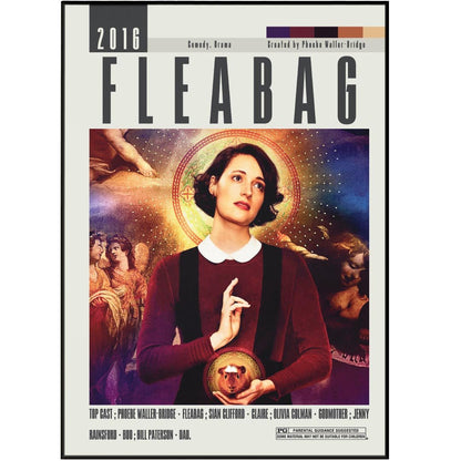 Fleabag Poster | Phoebe Waller - Bridge Movies - 98typesModern Minimal Movies