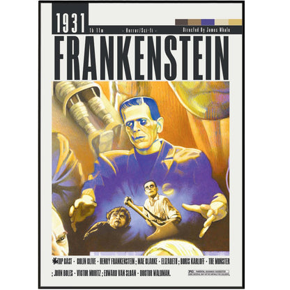 Frankenstein 1931 Films Poster - 98types