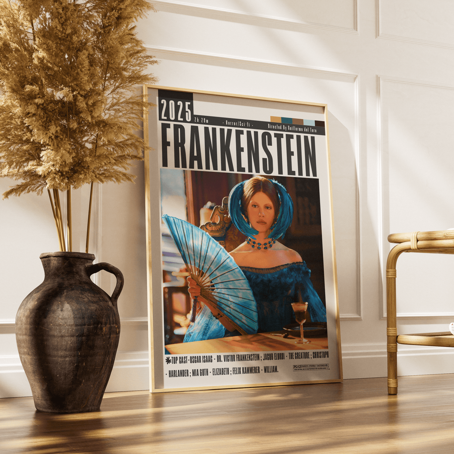 Frankenstein (2025) Film Poster - 98typesModern Minimal Movies