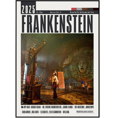 Frankenstein (2025) Poster - 98typesModern Minimal Movies