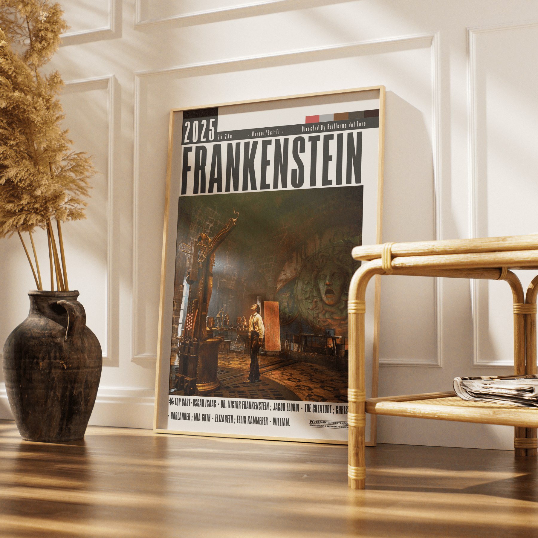 Frankenstein (2025) Poster - 98typesModern Minimal Movies