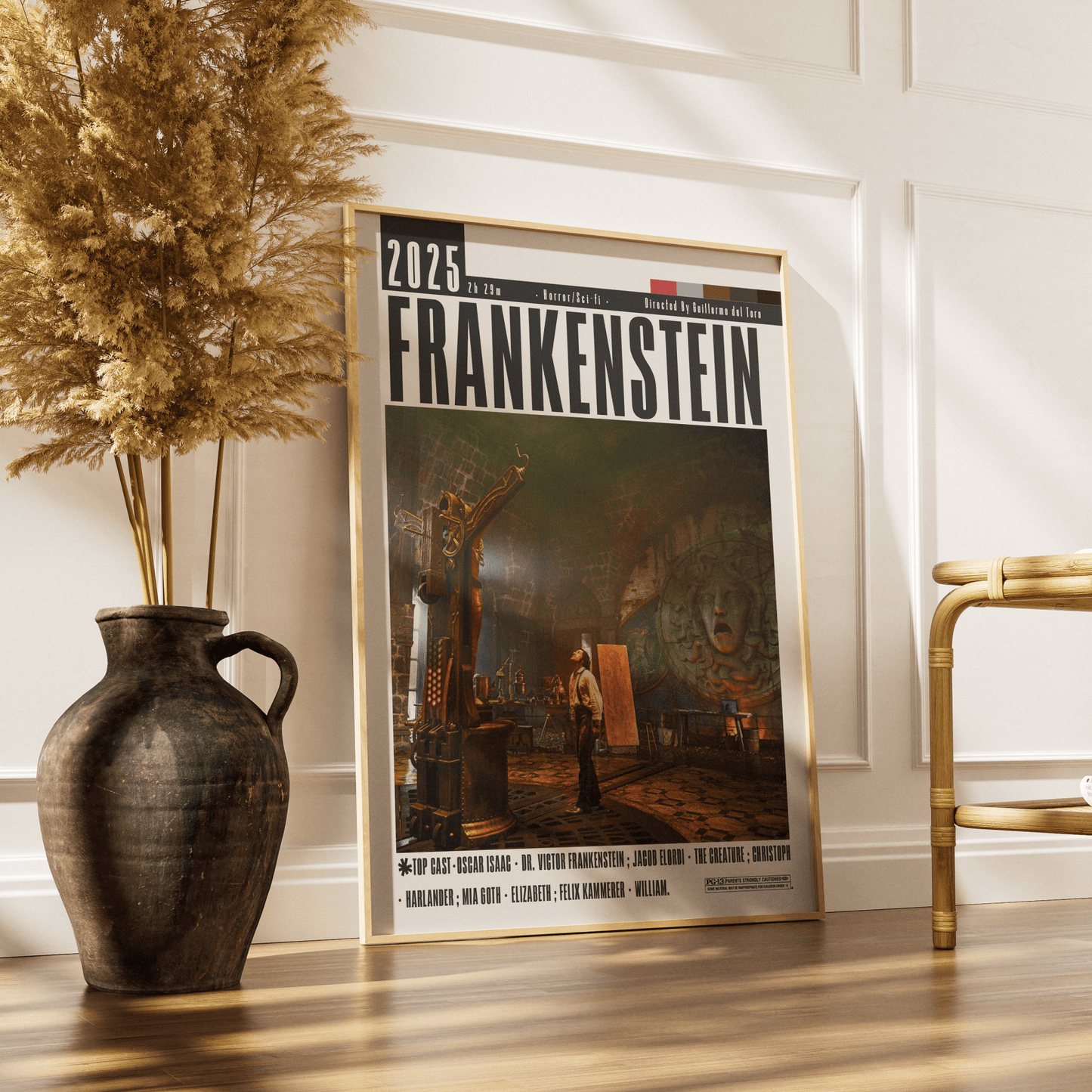 Frankenstein (2025) Poster - 98typesModern Minimal Movies